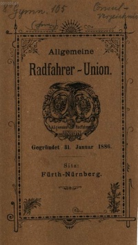 link=Allgemeine Radfahrer-Union. Verzeichnis der Consule und Vertreter, Unions-Vereine, Gasthöfe und Reparaturwerkstätten