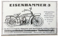 link=Vortrag „Eisenhammer“ - eine (fast) vergessene Motorradmarke aus dem Erzgebirge