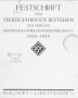 Festschrift zum vierzigjährigen Bestehen des Vereins Deutscher Fahrrad-Industrieller e.V. 1888-1928