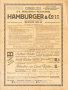 Hamburger, 54. Händlerkatalog